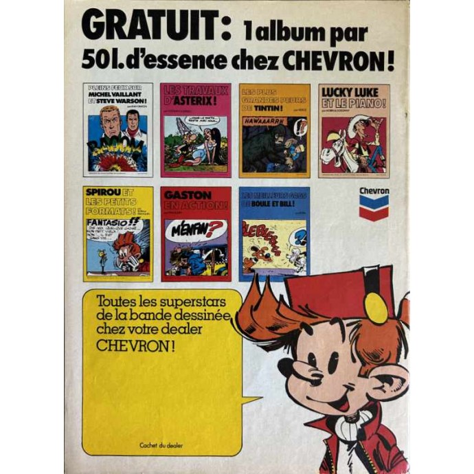 Spirou et les petits formats - Pub Chevron -1976 - 2