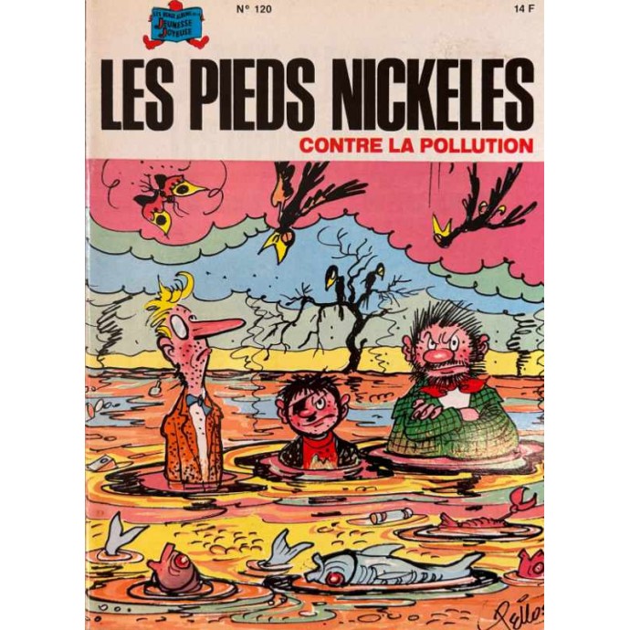 Pieds Nickelés contre la pollution n°120 - EO 1988 - 1