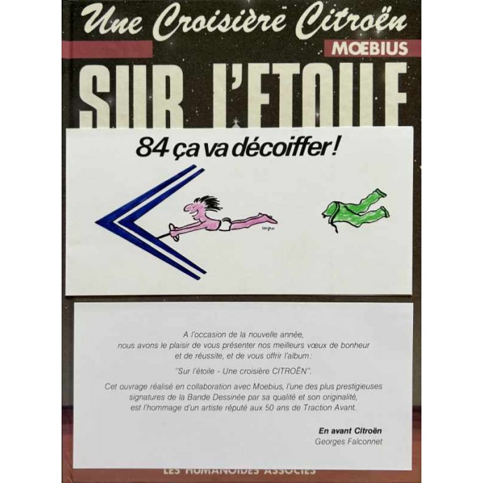 Moebius - Une Croisière Citroën - Sur L'Étoile - TL EO 1983 + carte de voeux - 2