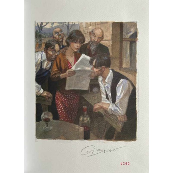 Gibrat - Le Vol du corbeau - Intégrale - TT 2011 + ex-libris + jaquette - 2