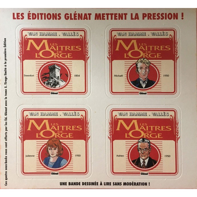 Les Maîtres de l'Orge - Julienne, 1950 - EO 1996 + 4 sous-bocks - 2