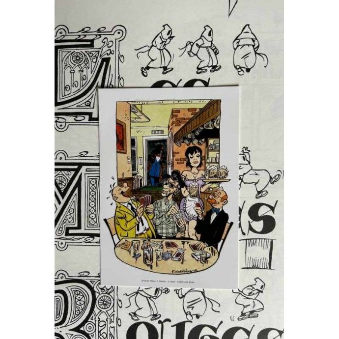 Gil Jourdan - Les Moines Rouges - TL 2014 Golden Creek + ex libris + PLV + 2 bleus avec film - 4