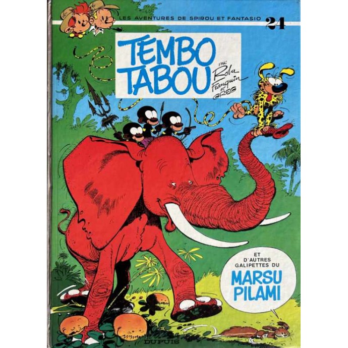 Spirou et Fantasio - 24. Tembo Tabou - EO 1974 - 1