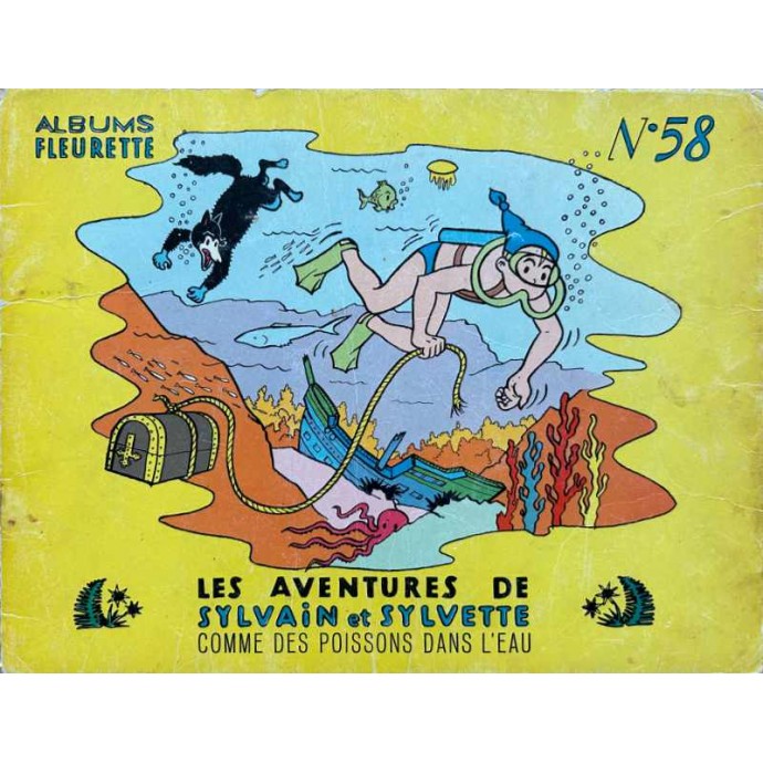 Sylvain et Sylvette - n°58 Comme des poissons dans l'eau - 1ère série 1962 - 1
