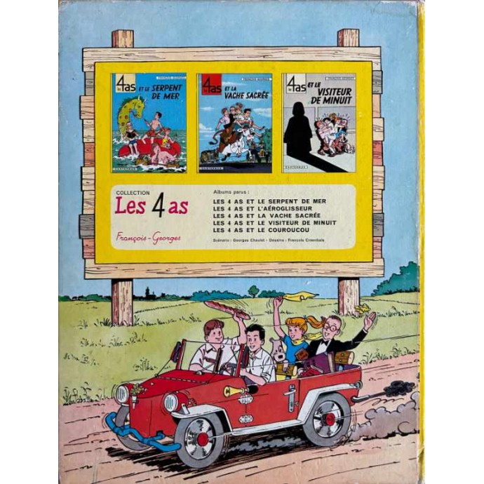 Les 4 as et le couroucou - n°5 - EO 1966 - 2