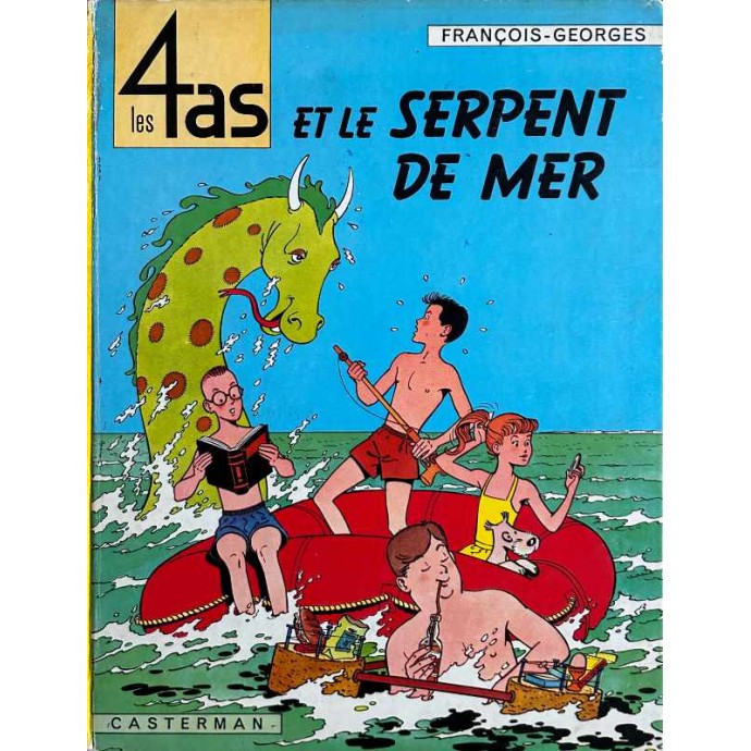 Les 4 as et le serpent de mer - n°1 - EO 1964 - 1