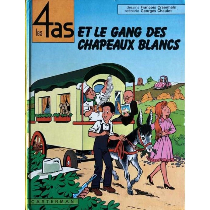 Les 4 as et le gang des chapeaux blancs - n°15 - EO 1977 - 1