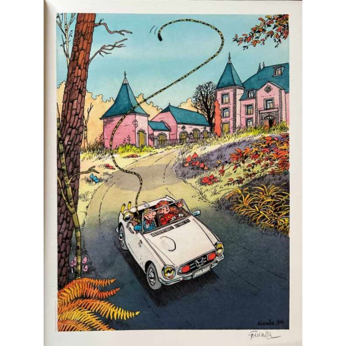Spirou et Fantasio - Le Faiseur d'or - TL 2016 + ex-libris + sérigraphies + album storyboard - BlackandWhite - 4