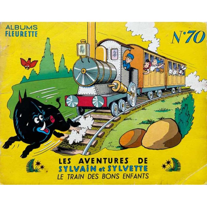 Sylvain et Sylvette - n°70 Le train des bons enfants - 1ère série 1964 - 1
