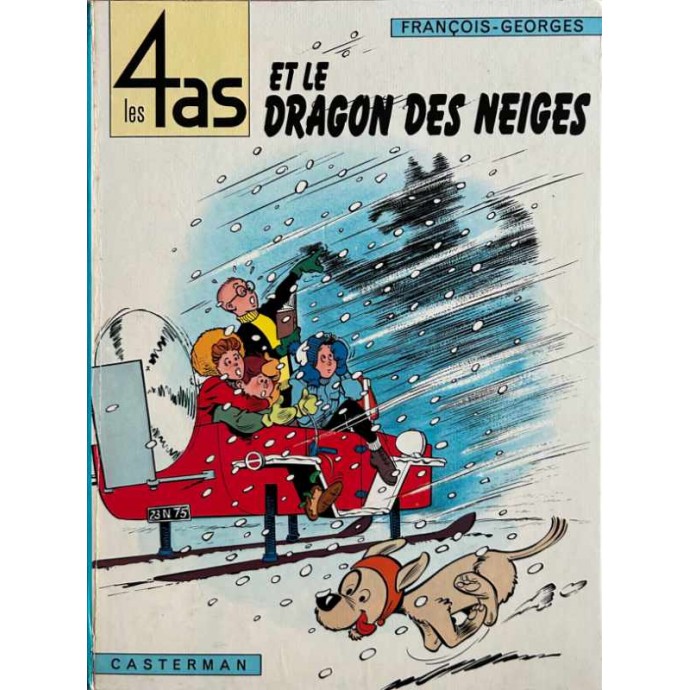 Les 4 as et le dragon des neiges - n°7 - EO 1968 - 1