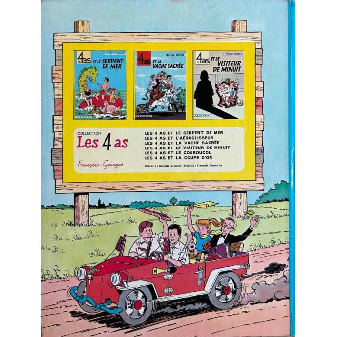 Les 4 as et le dragon des neiges - n°7 - EO 1968 - 2