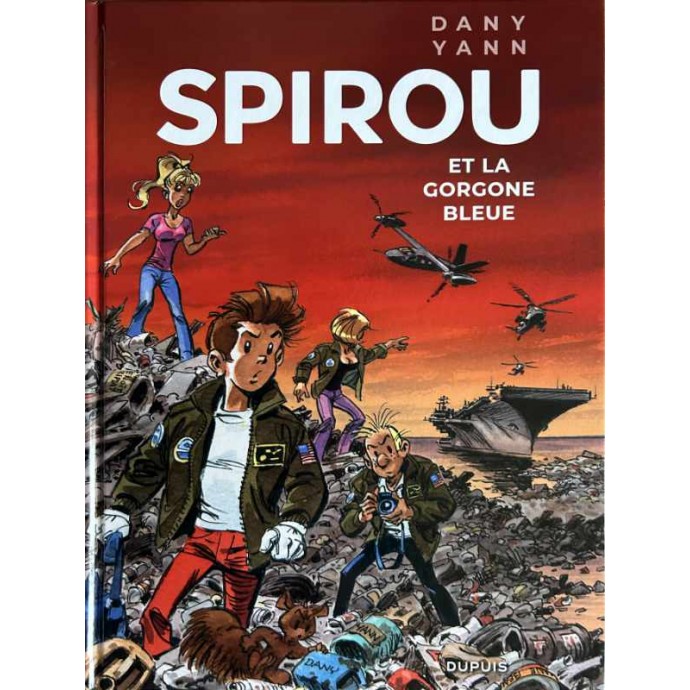 Spirou et la Gorgone bleue + ex-libris CanalBD - 1