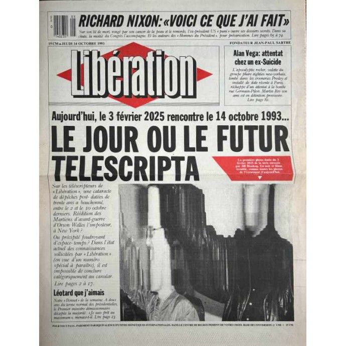 Nikopol - 2. La Femme piège - Bilal - EO 1986 + journal Libération - 2