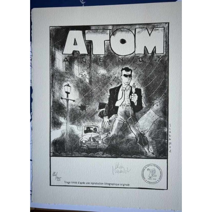 Atom Agency - Les Bijoux de la Bégum - Version DeLuxe avec Lithographie - TL 2018 - BlackandWhite - 2