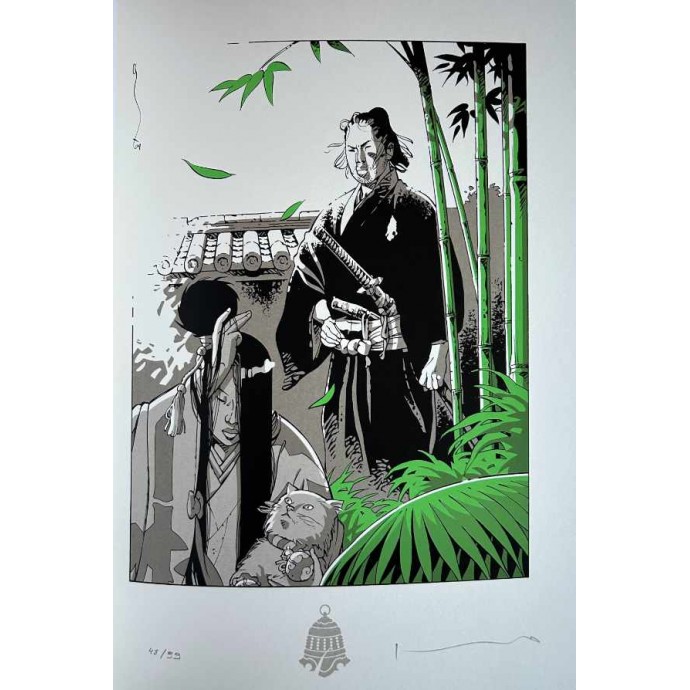 Kogaratsu - 12. Le Protocole du Mal - TL 2010 - Bruno Graff + timbres + sérigraphie - 3