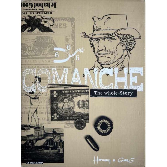 Comanche - Coffret - The Whole Story en 3 volumes avec jaquette - TL 1995 + Dédicace - 1
