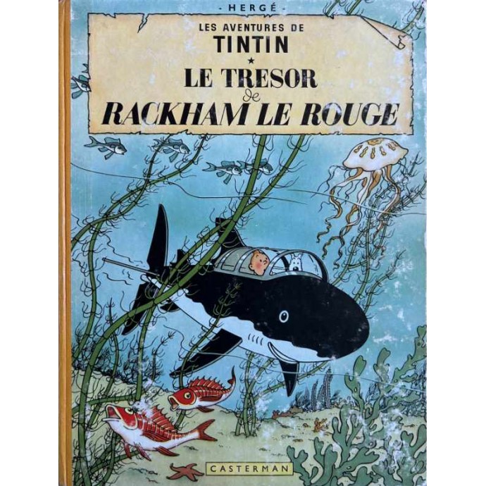 Tintin - Le Trésor de Rackham le Rouge - B29 1960 - 1