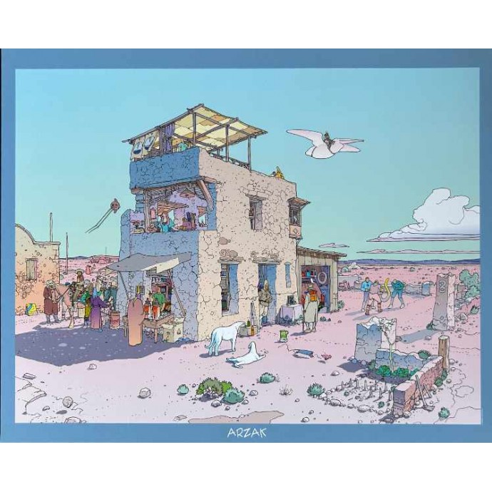 Moebius - Arzak, l'arpenteur - 2012 + ex-libris - 2