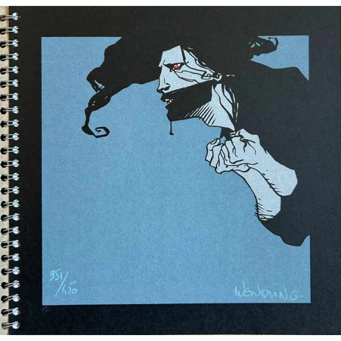 Wendling - Desk - Artbook - TT 1999 signé + sérigraphie - 2