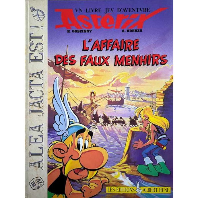 Astérix - L'affaire des faux menhirs - Livre jeu d'aventure - EO 1988 - 1