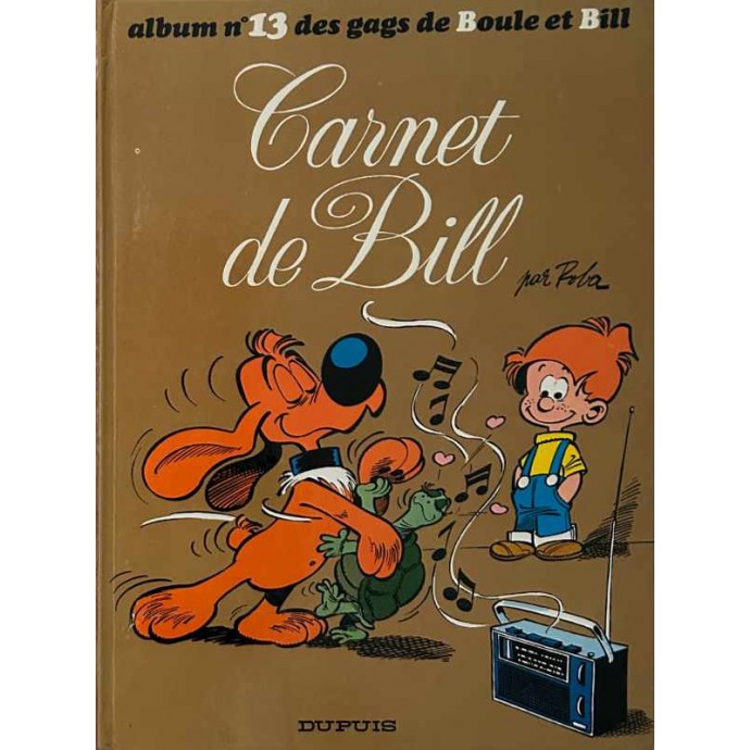 Boule et Bill - Carnet de Bill n°13 - EO 1976 - 1