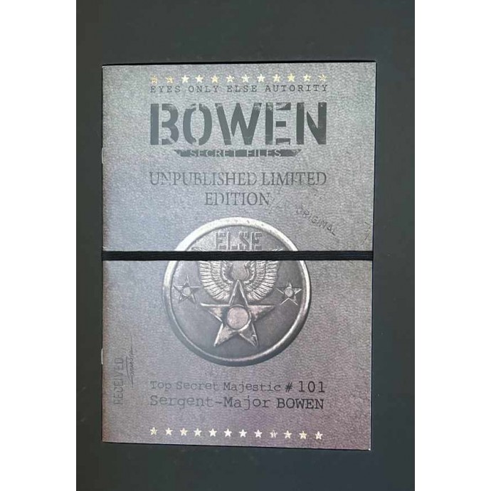 Sergent Major Bowen - L'homme le plus haut - TT Titanium - 2011 + plaque d'impression - 2