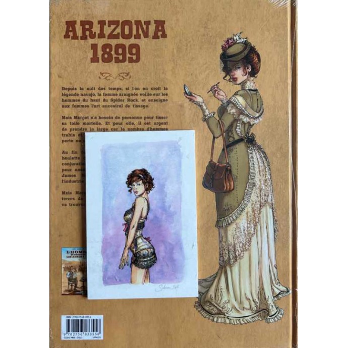 L'Homme qui n'aimait pas les armes à feu - 3. Le Mystère de la femme araignée - EO 2014 + Cartes postales - 2