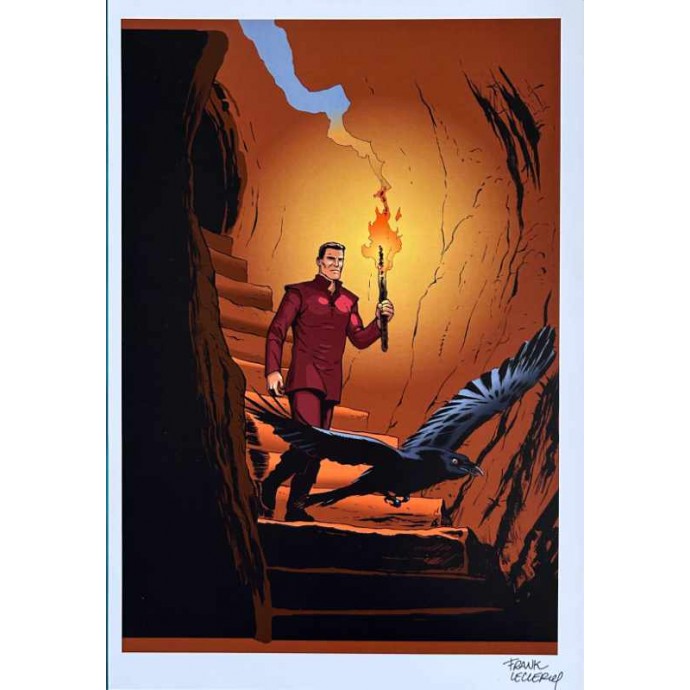 Bob Morane - Les caves d'Ananké - TT N/B 2015 + ex-libris - 2