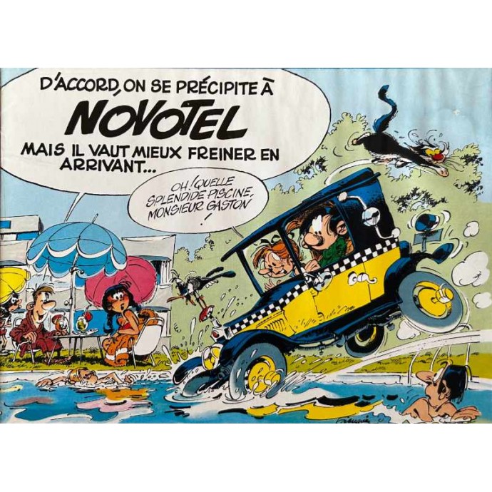 Gaston - Pub Novotel - 1980 - 1