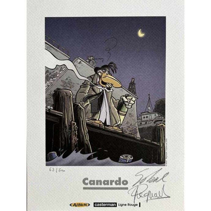 Canardo - Coffret Album - 14. Marée noire - TL EO 2004 + Carnet + ex-libris - 3