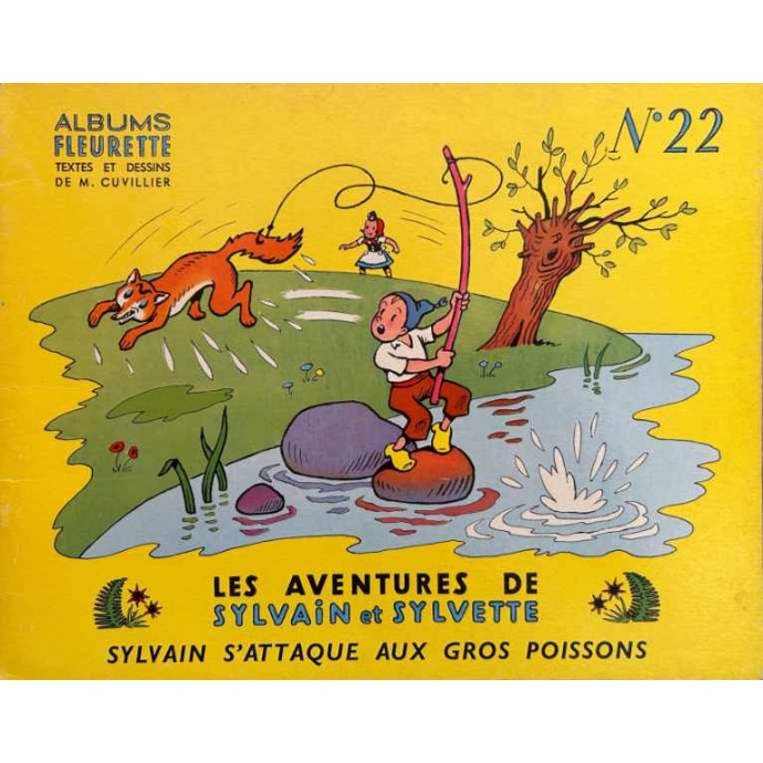 Sylvain et Sylvette - n°22 Sylvain s'attaque aux gros poissons - 1ère série 1957 - 1