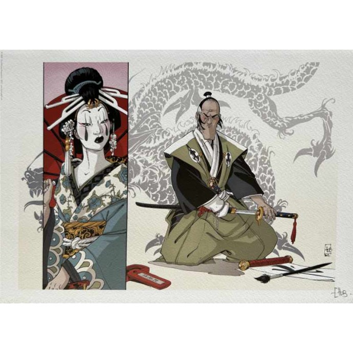 Okko - Le cycle du feu intégrale - TL 2012 + ex-libris + Manga storyboard - Bruno Graff - 3