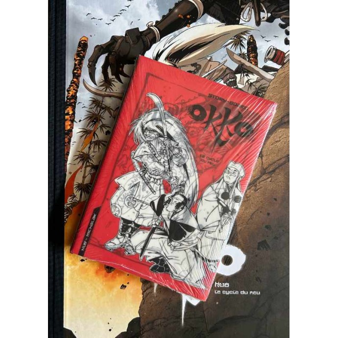 Okko - Le cycle du feu intégrale - TL 2012 + ex-libris + Manga storyboard - Bruno Graff - 4