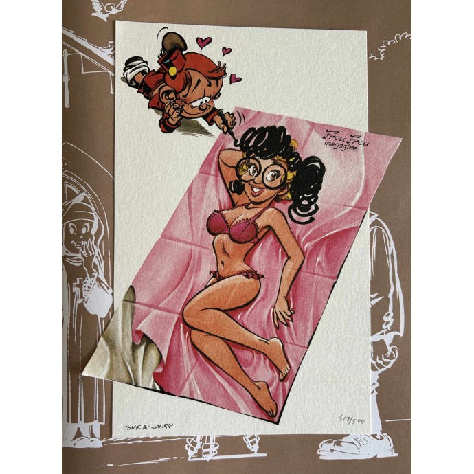 Petit Spirou - T'as qu'à te retenir - TT 1999 + ex-libris - 2