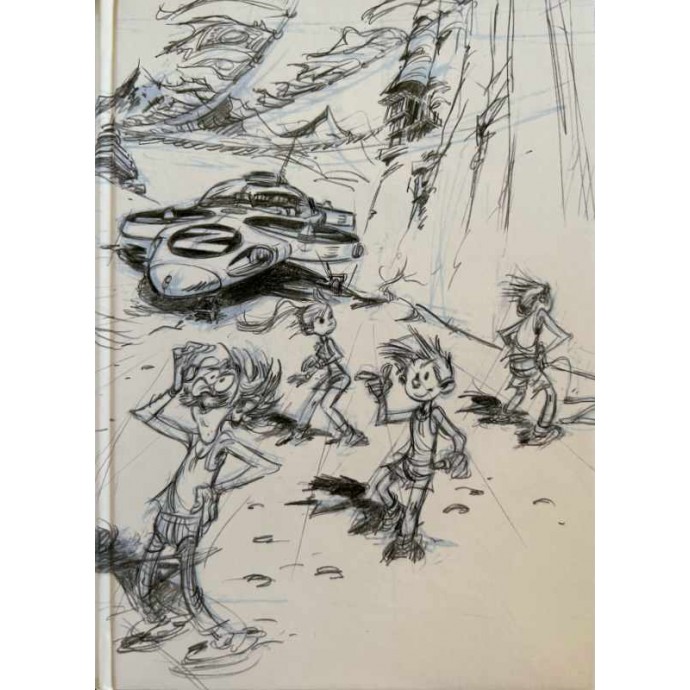 Spirou et Fantasio - Le Tombeau des Champignac - TL 2008 + jaquette signée - 3