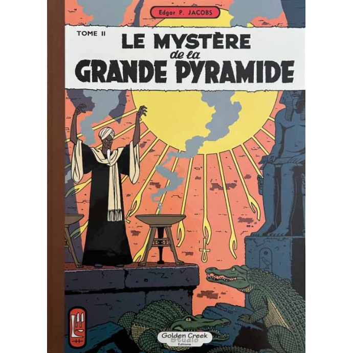Blake et Mortimer - Le Mystère de la Grande Pyramide II - TL 2017 Golden Creek + PLV + 2 bleus + bonus ex libris Walthéry - 1