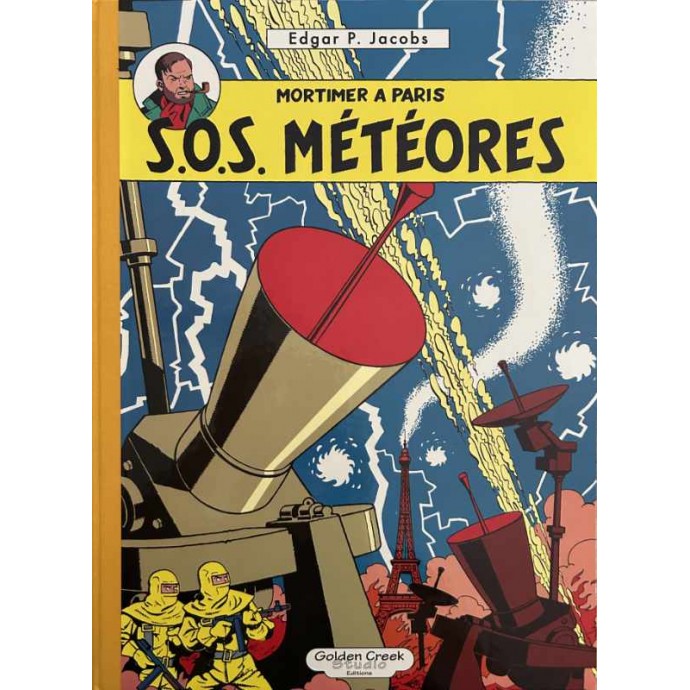 Blake et Mortimer - S.O.S Météores - TL 2007 Golden Creek + 2 bleus + bonus ex libris Walthéry + Cartes postales - 1