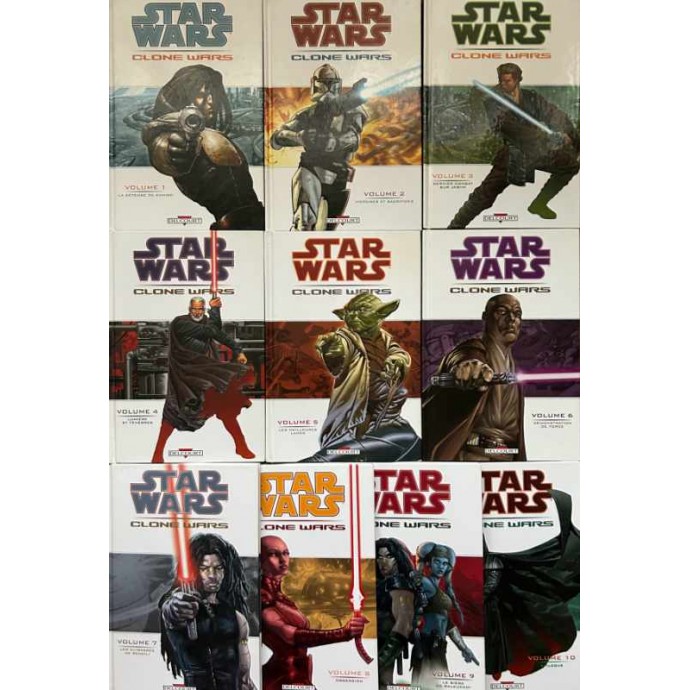 Star Wars - Clone Wars - Série complète du T1 à T10 - Tous en EO - 1
