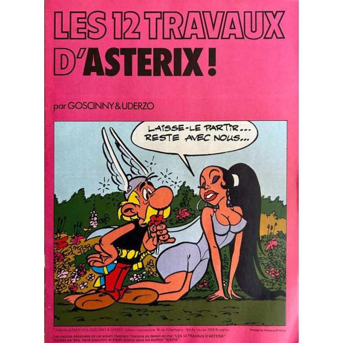 Astérix - Les 12 travaux d'Astérix - Pub Chevron -1976 - 1