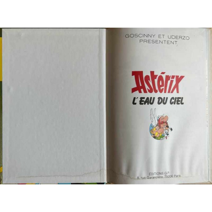 Astérix (Rouge et Or) - L'eau du ciel - EO 1983 - 2