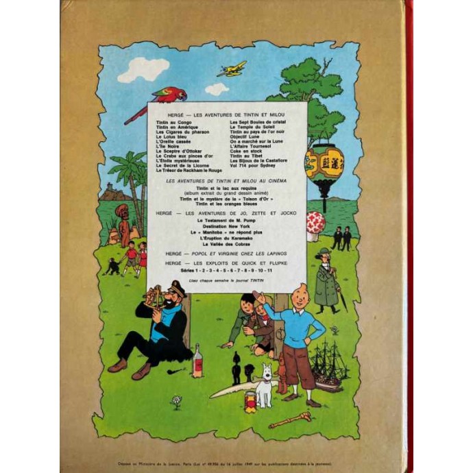 Tintin - Coke en Stock - B40 1973 - 2