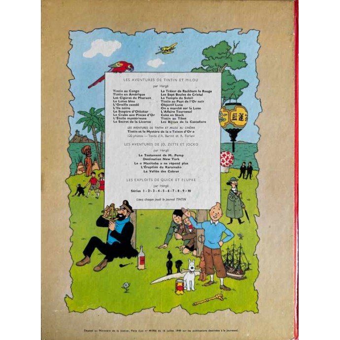 Tintin au Tibet - B35 1964 - 2