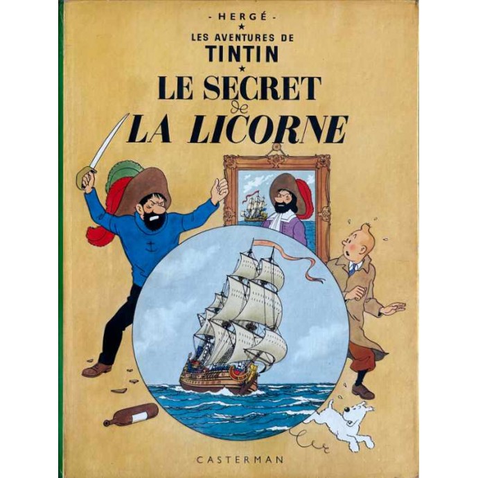 Tintin - Le Secret de la Licorne - B35bis 1965 - 1