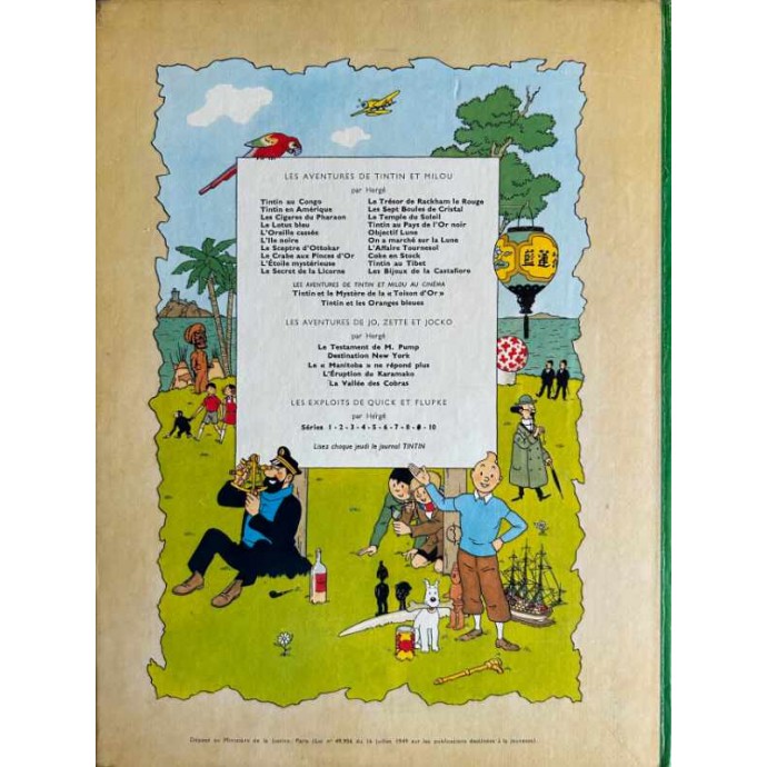 Tintin - Le Secret de la Licorne - B35bis 1965 - 2