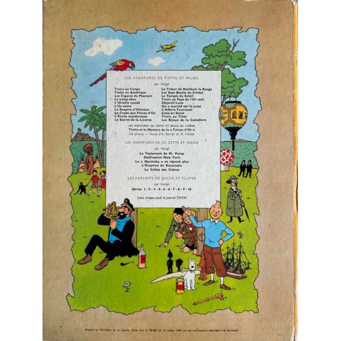 Tintin - Les 7 Boules de Cristal - B35 1964 - 2