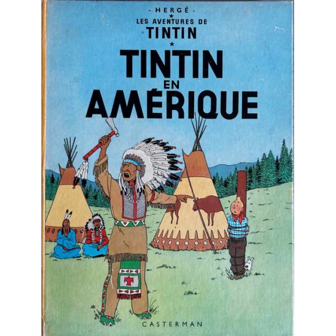 Tintin en Amérique - B35 1966 - 1
