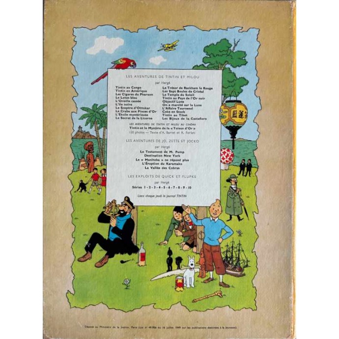 Tintin en Amérique - B35 1966 - 2