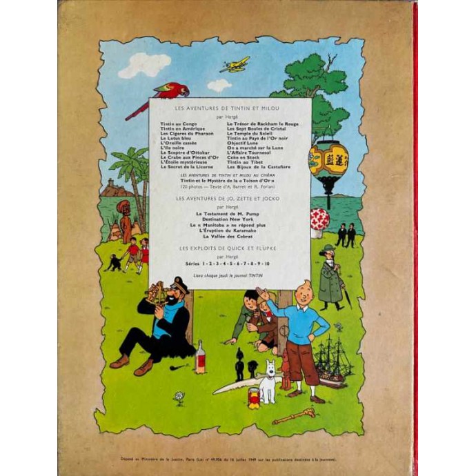 Tintin - Le Crabe aux Pinces d'Or - B35 1964 - 2