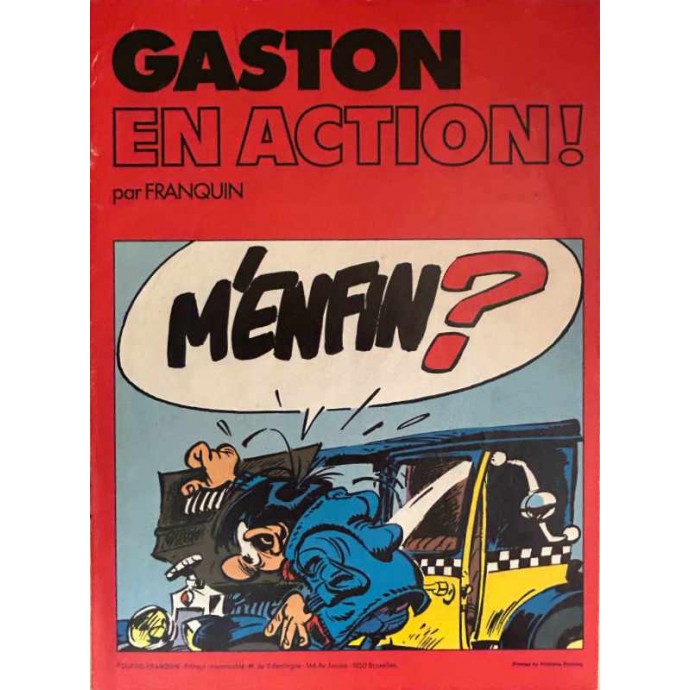 Gaston en action - Pub Chevron -1976 - 1