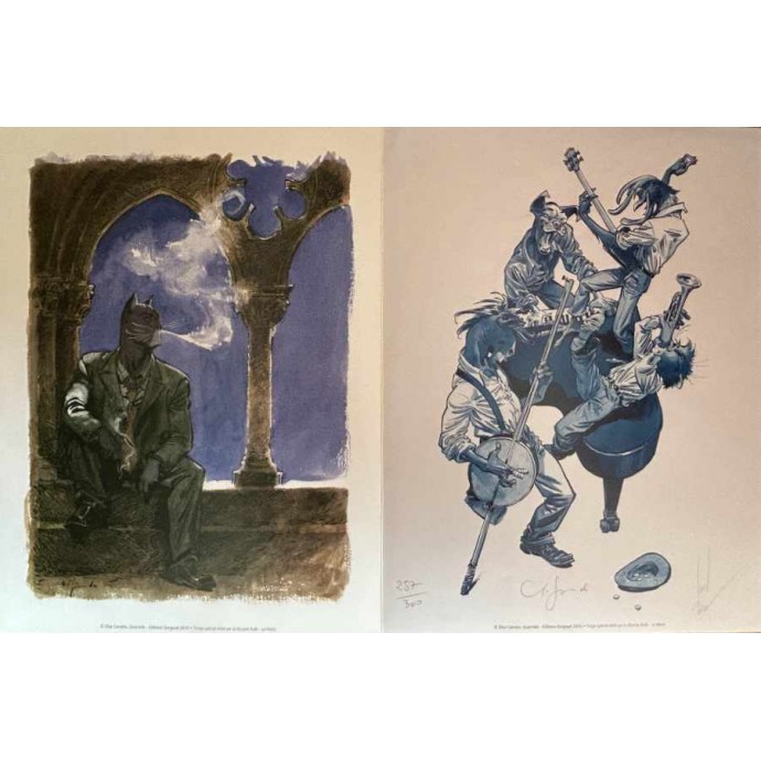 Blacksad à l'Abbaye de l'Epau - Ex-Libris -TL Bulle le Mans - 2010 - 2